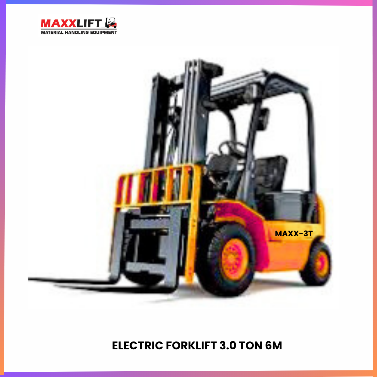 3Ton Electric Forklift 6 M