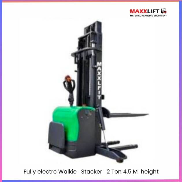 2T-4.5M Fully Electric Pallet Stacker
