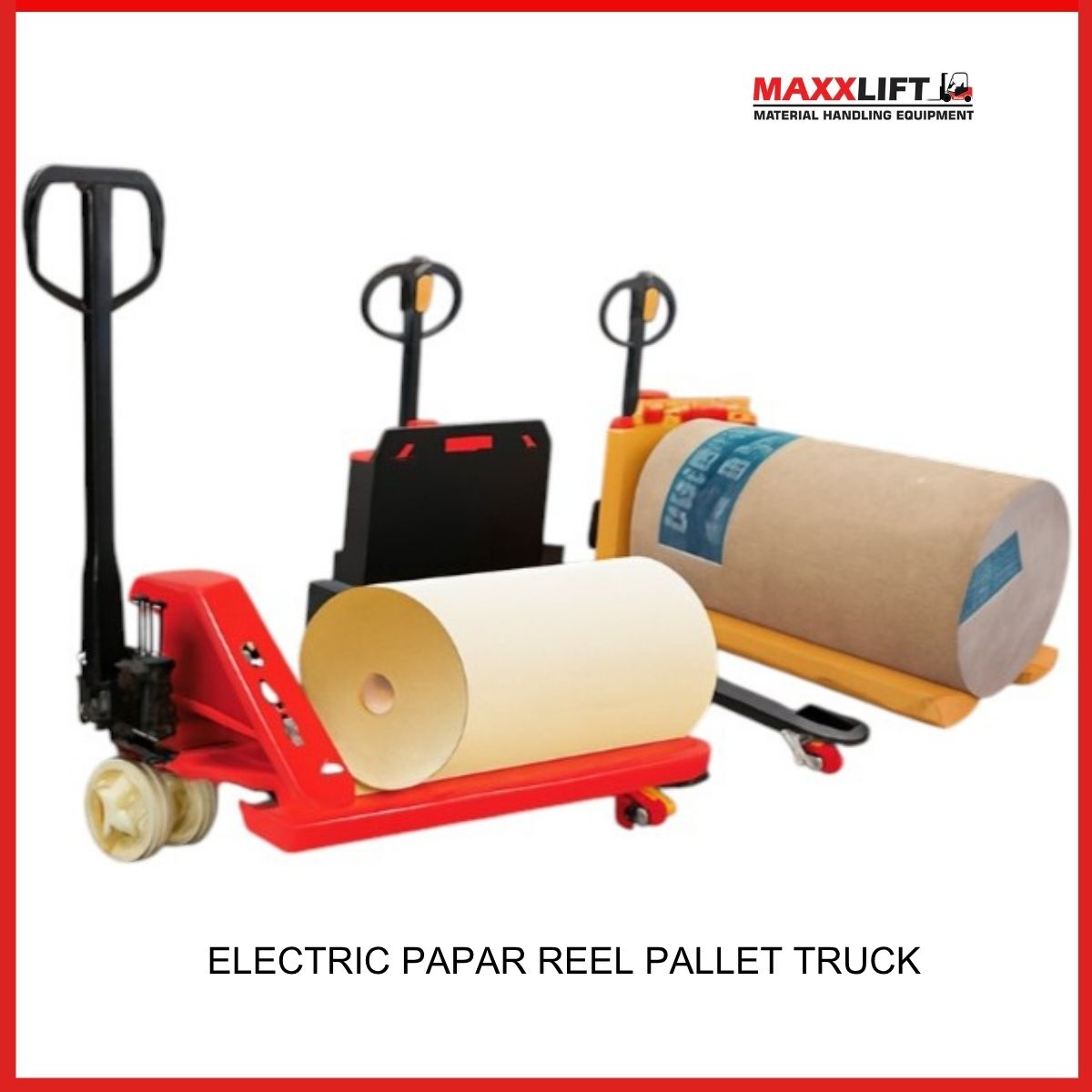 Manual/ Electric Reel Hand Pallet Truck – 3 Ton