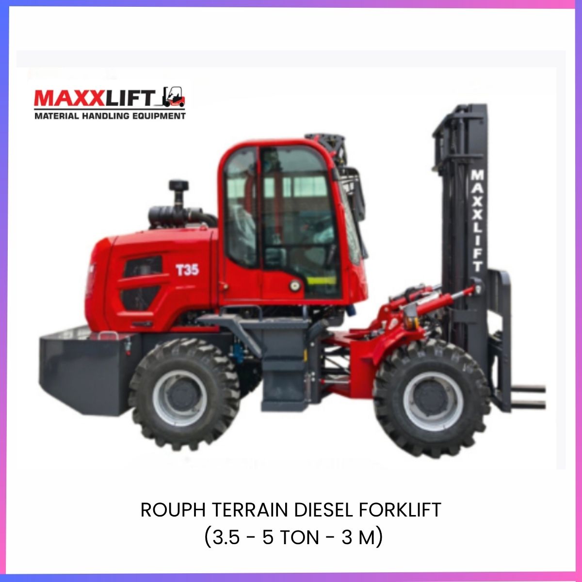 3.5 Ton Rough Terrain Diesel Forklift