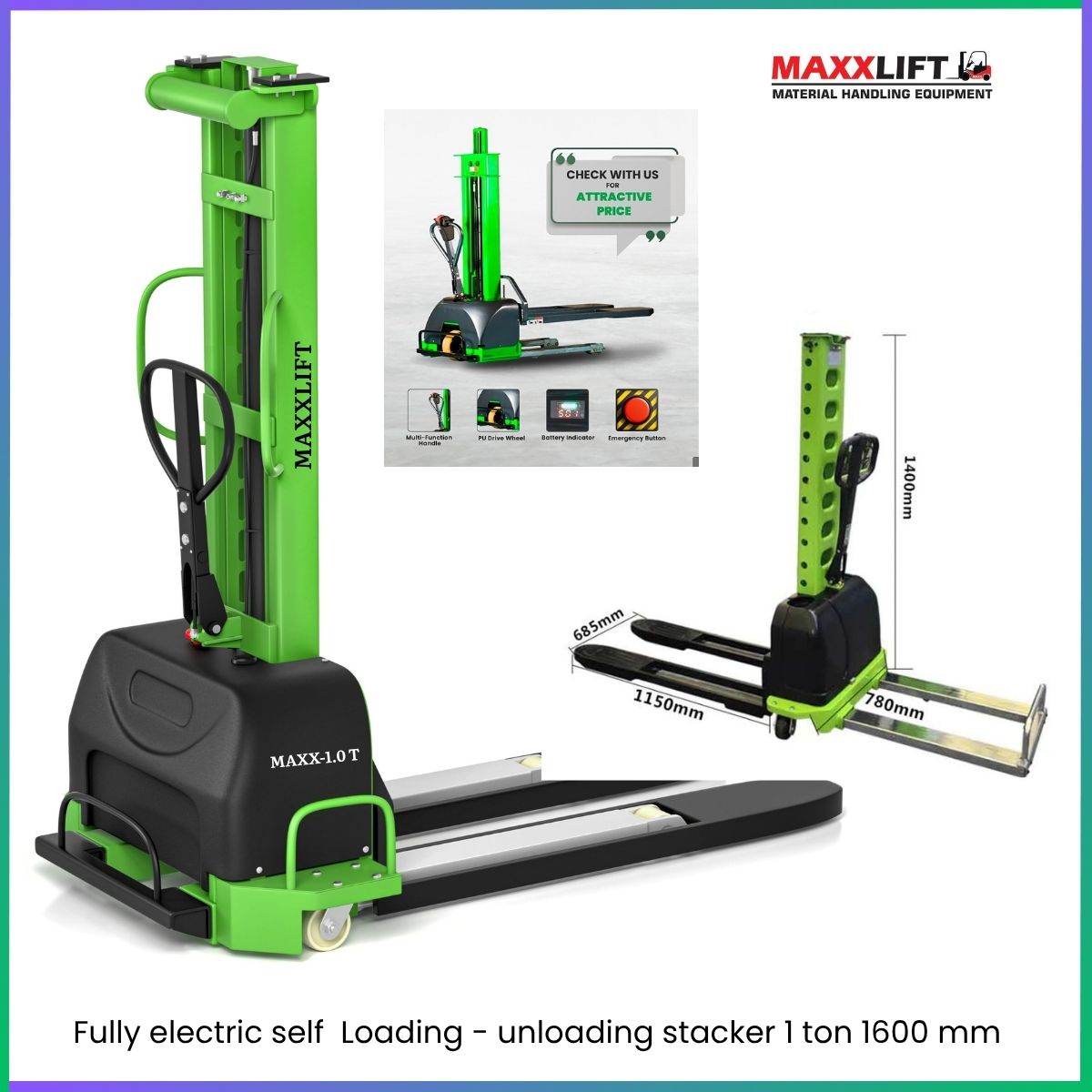 Self Loading 1Ton 1.6M