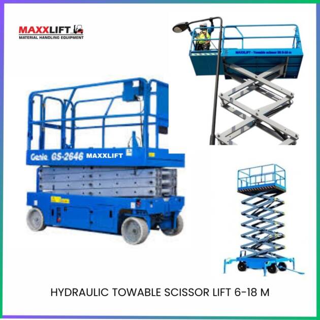 Towable Hydraulic Scissor Lift-6-18 M
