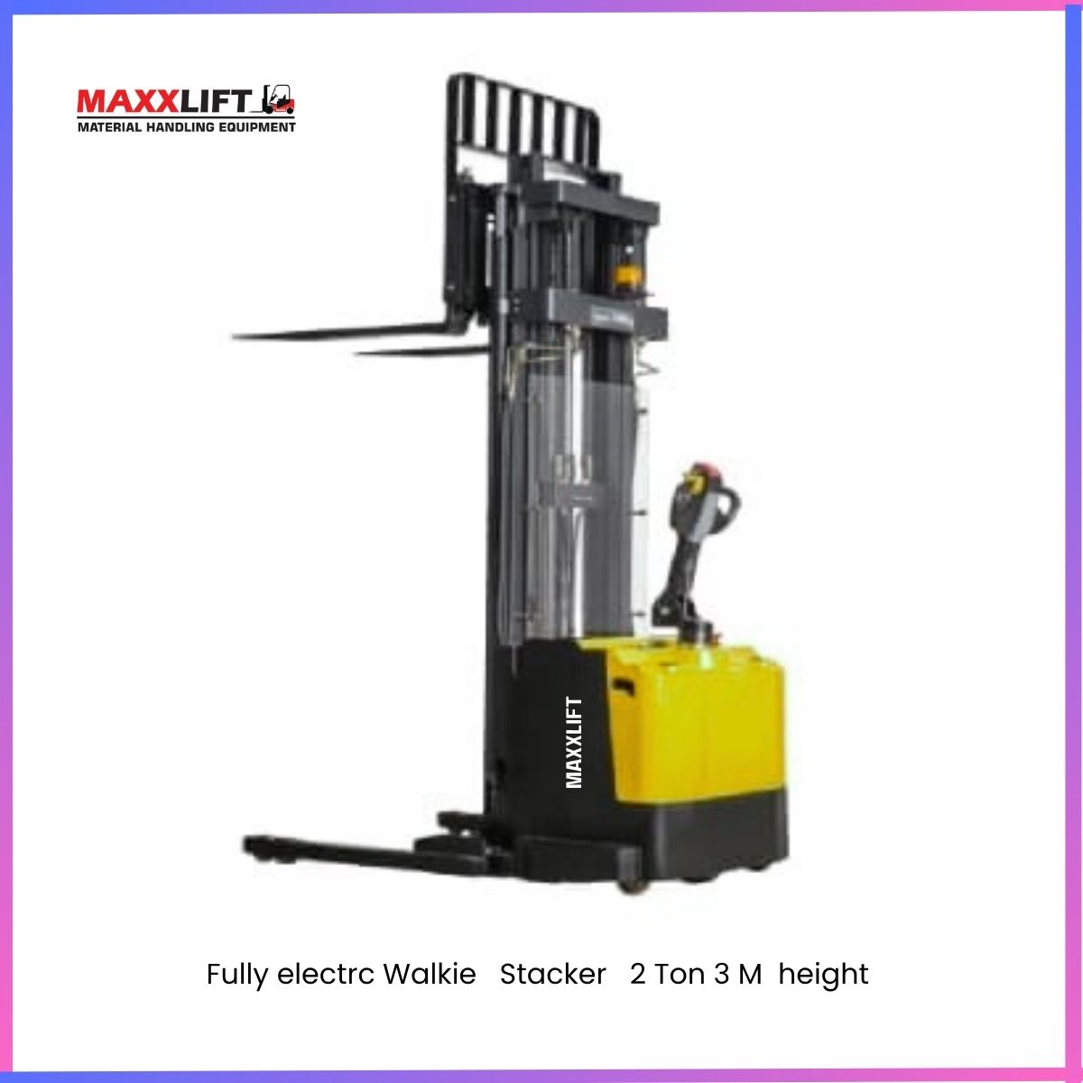 Fully Electric Walkie Stacker – FEWS 2Ton/3M